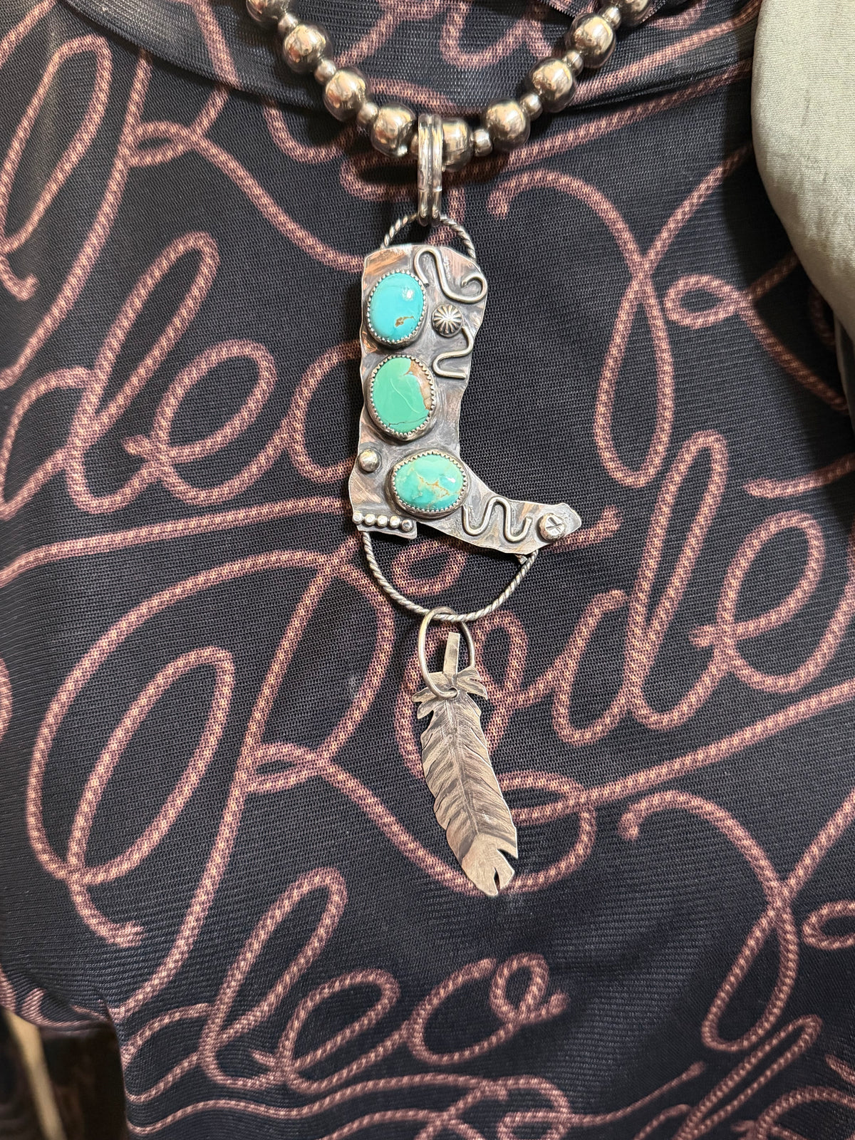 Cowboy Boot Charm Holder