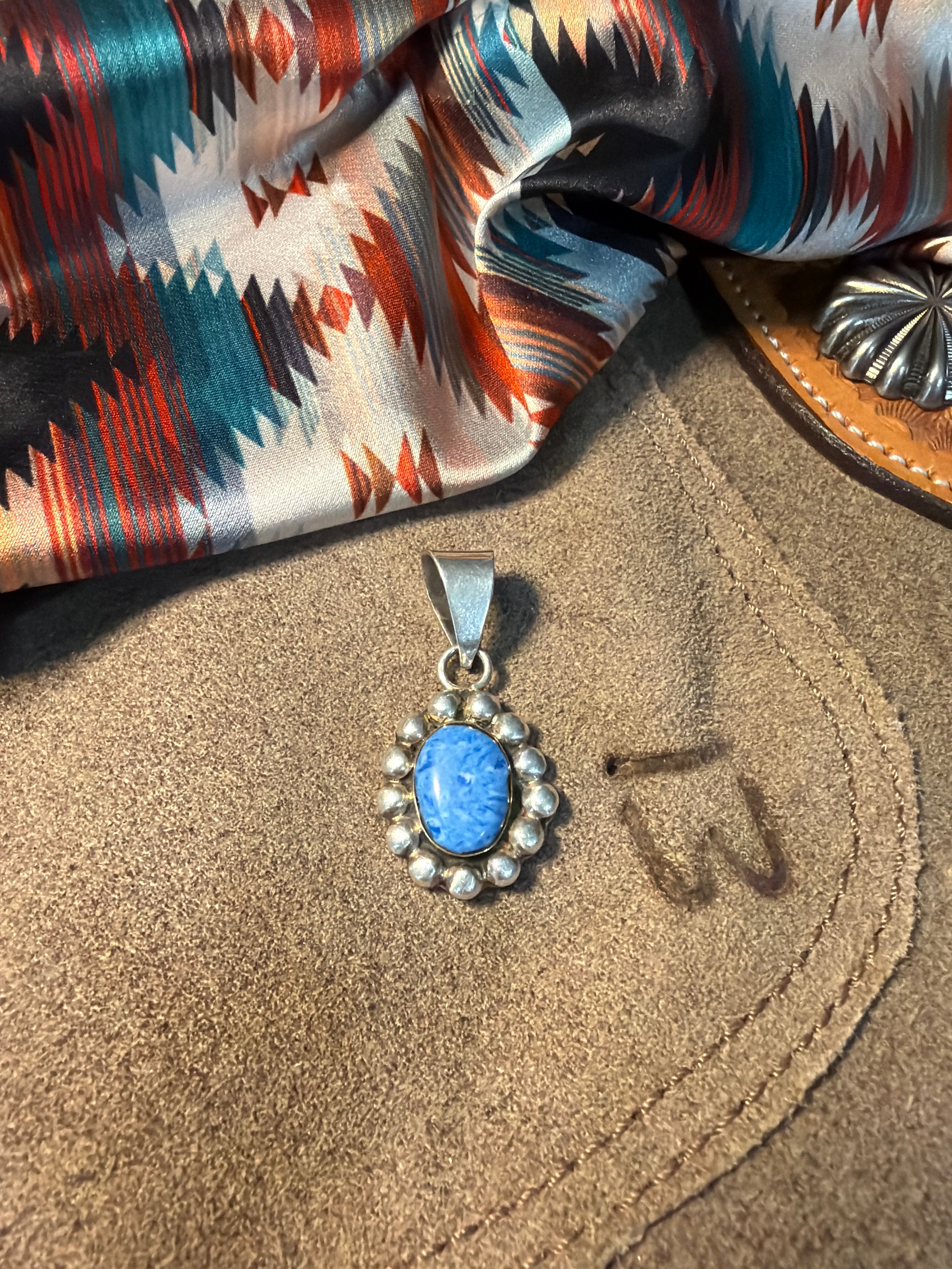 Vintage Lapis Pendant