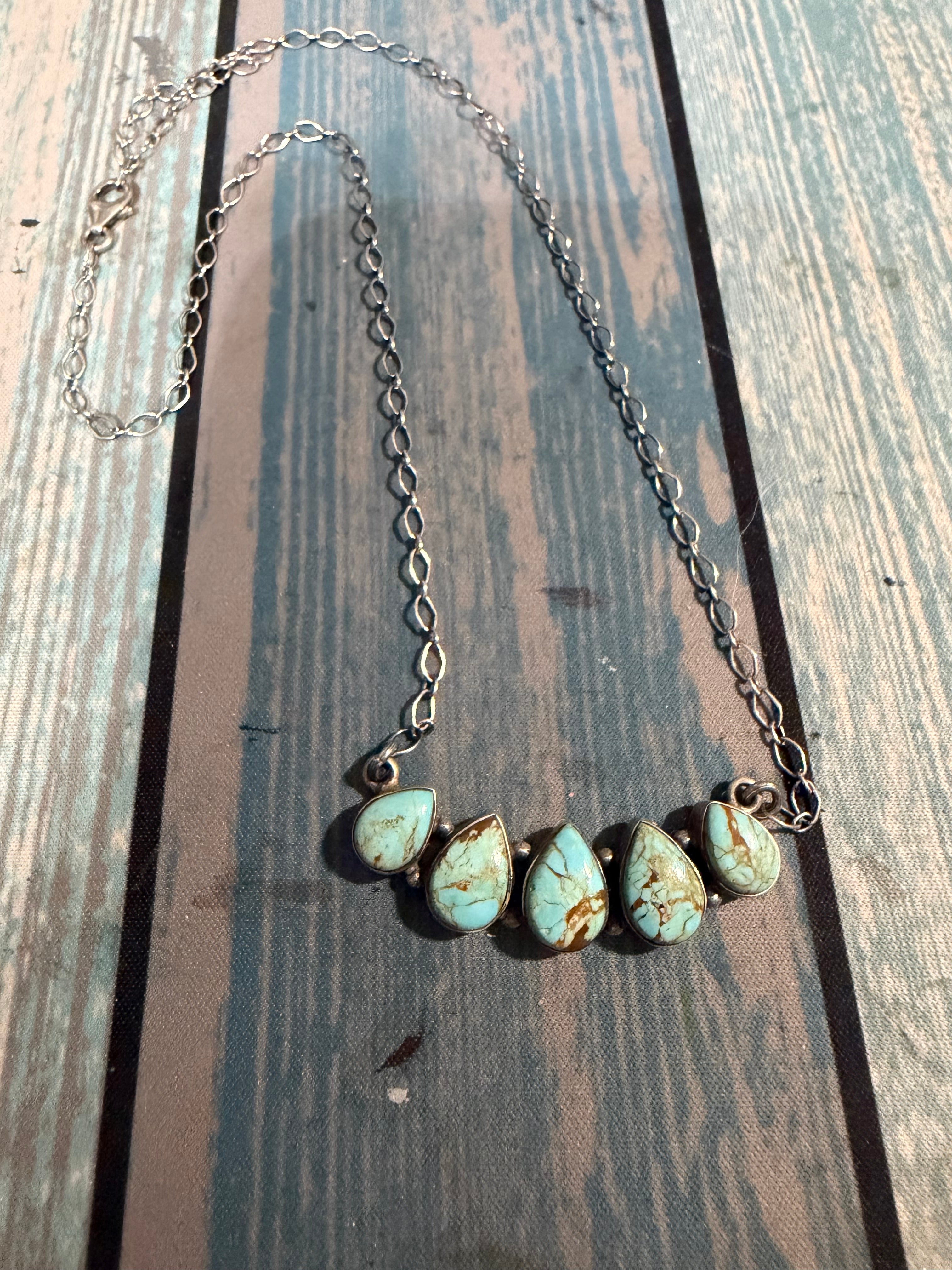 Mine 8 bar necklace