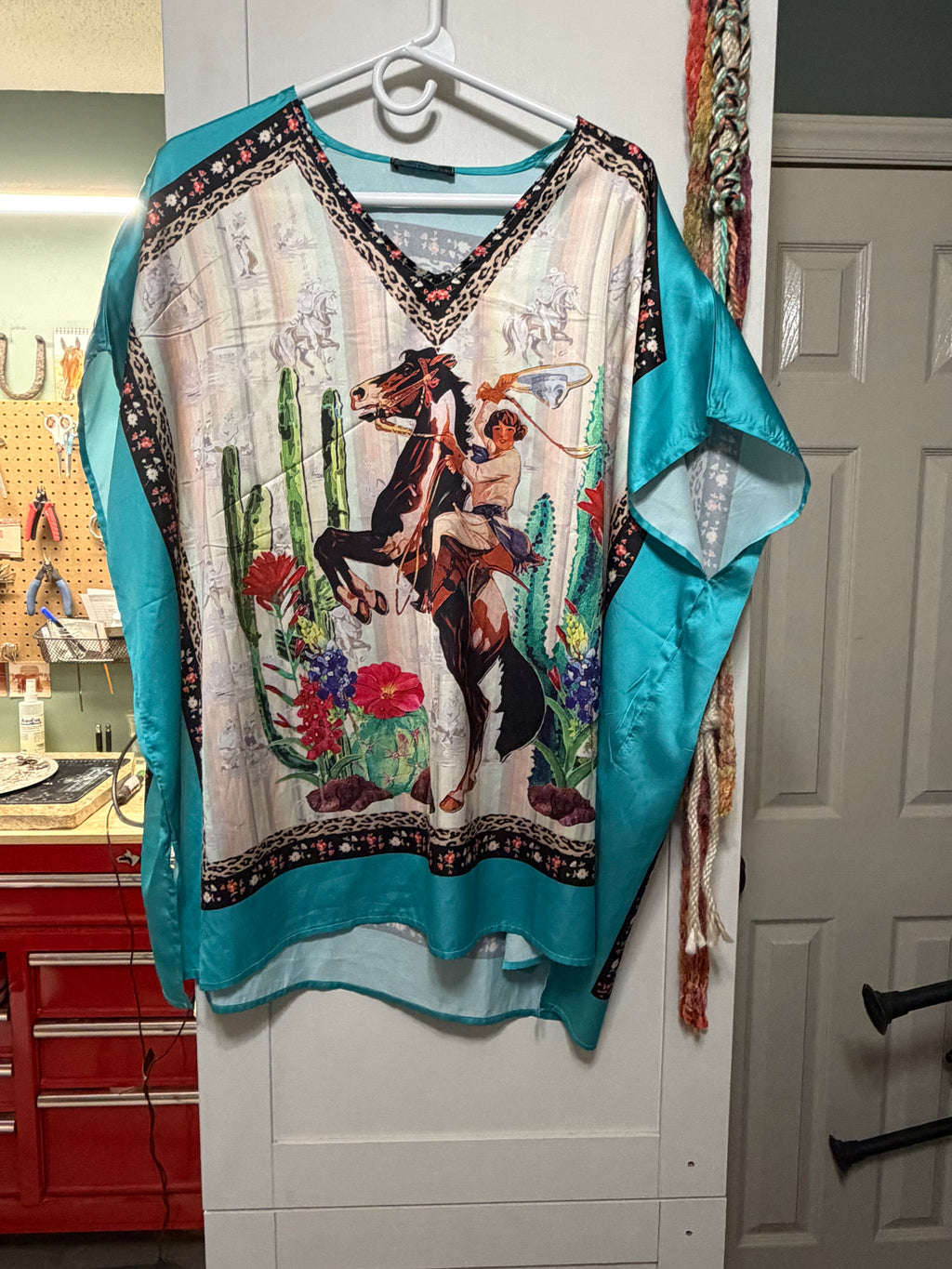 Scarf pullover top