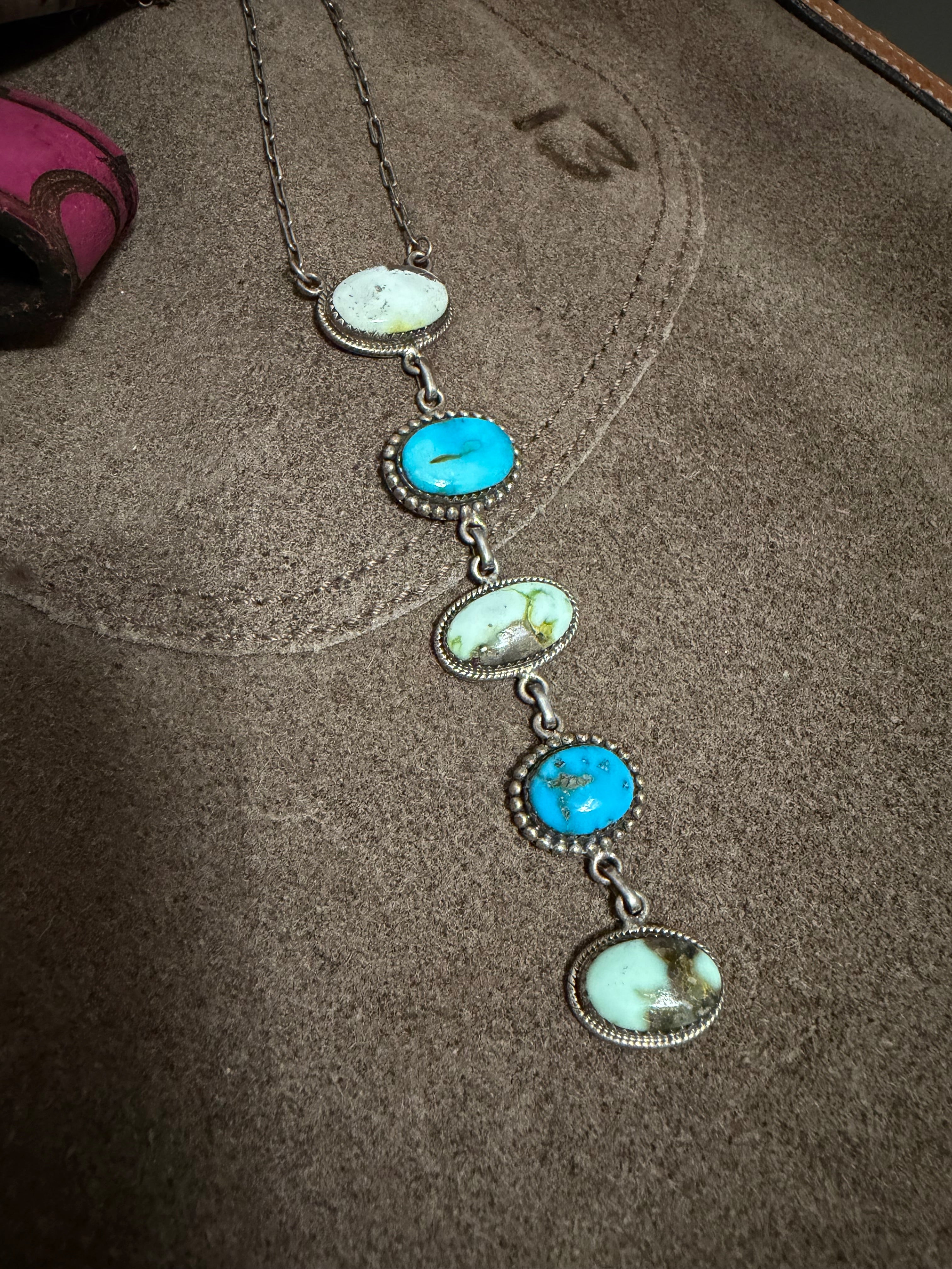 5 stone lariat