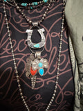 Horse shoe charm holder