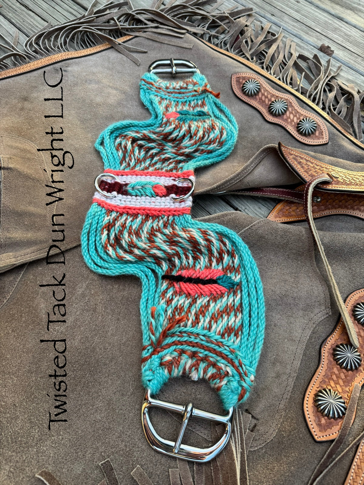 Western Mohair cinch