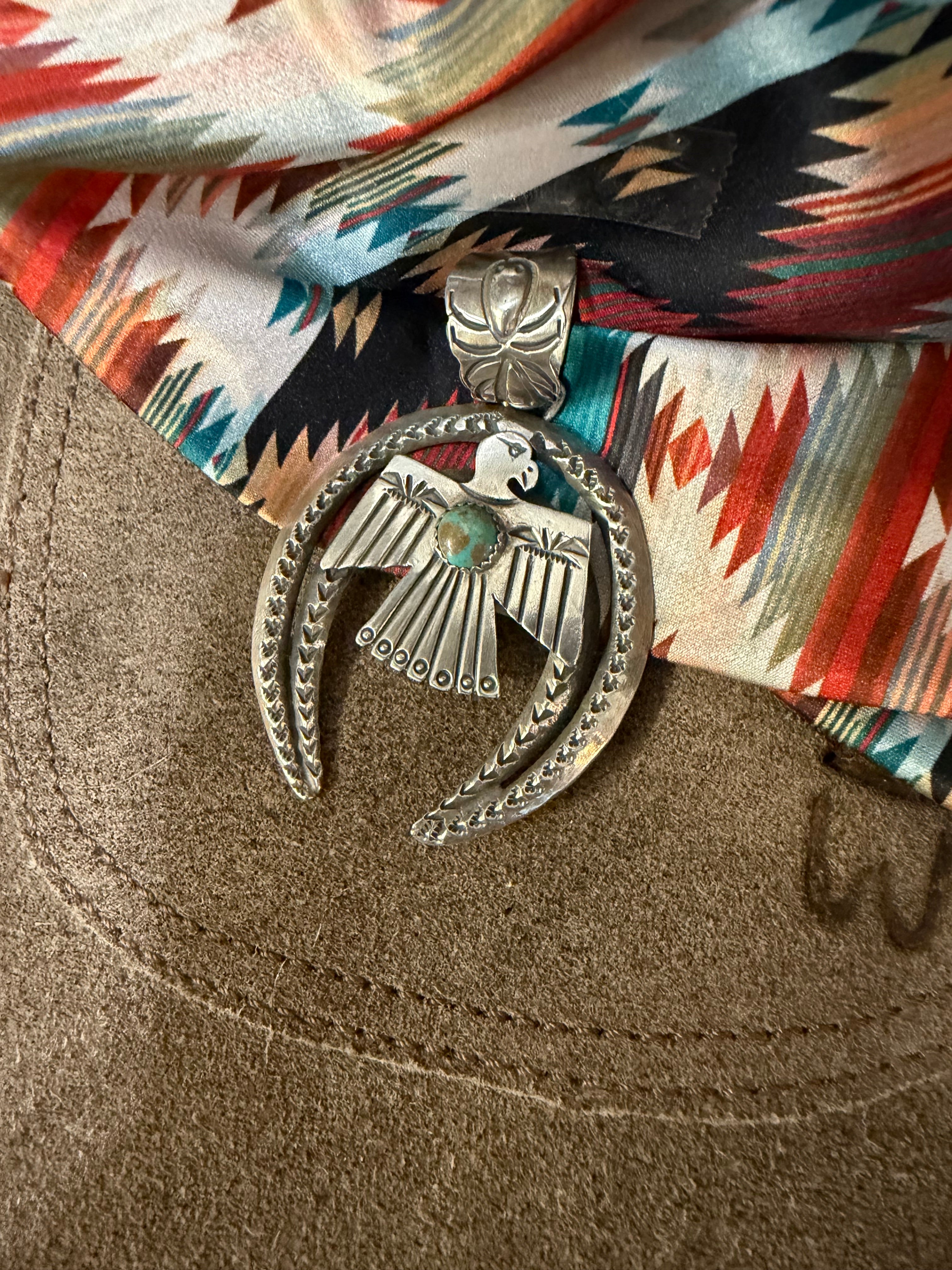 Sonoran Gold Thunderbird Naja pendant ￼