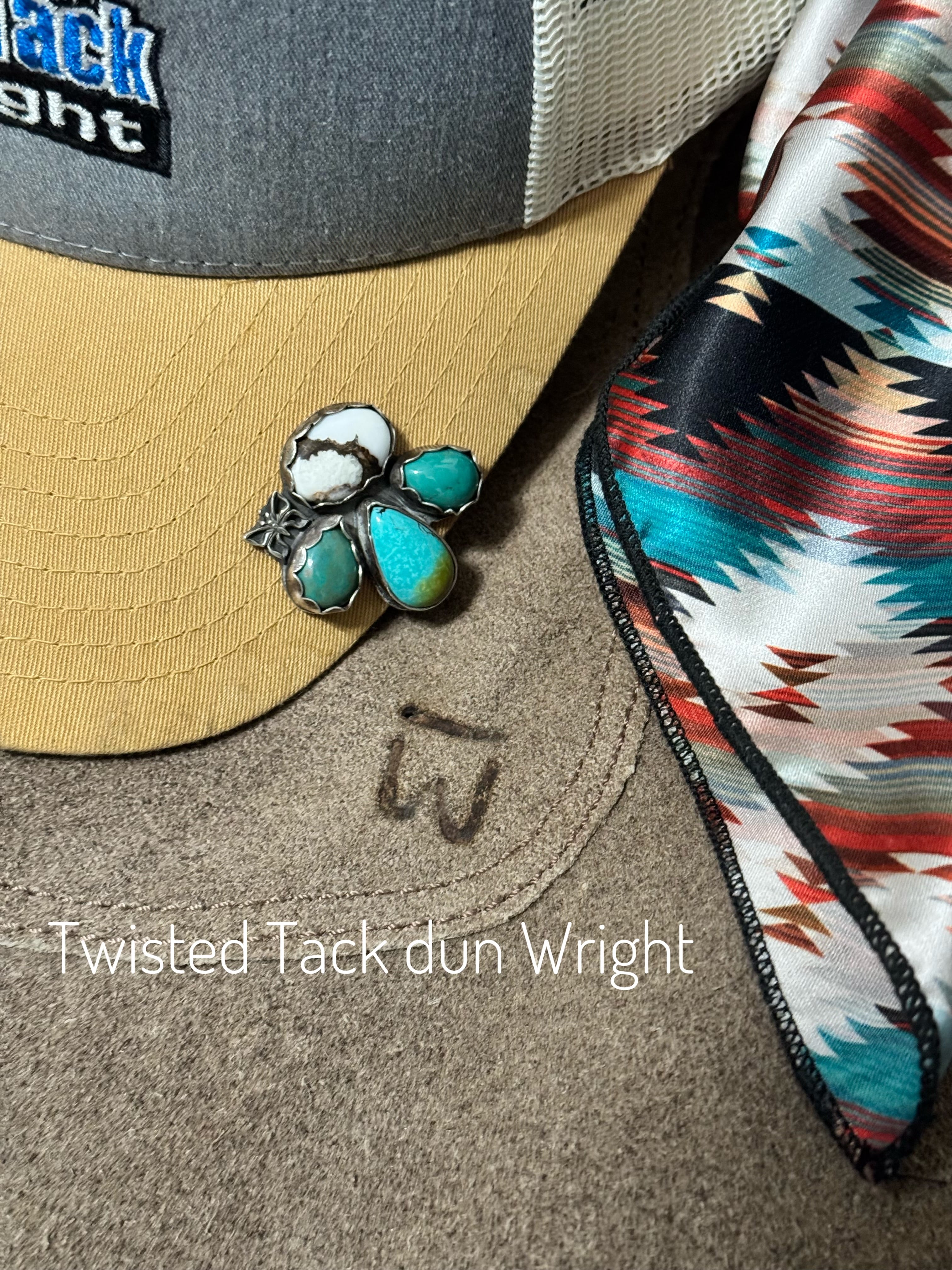 Wild horse hat charm