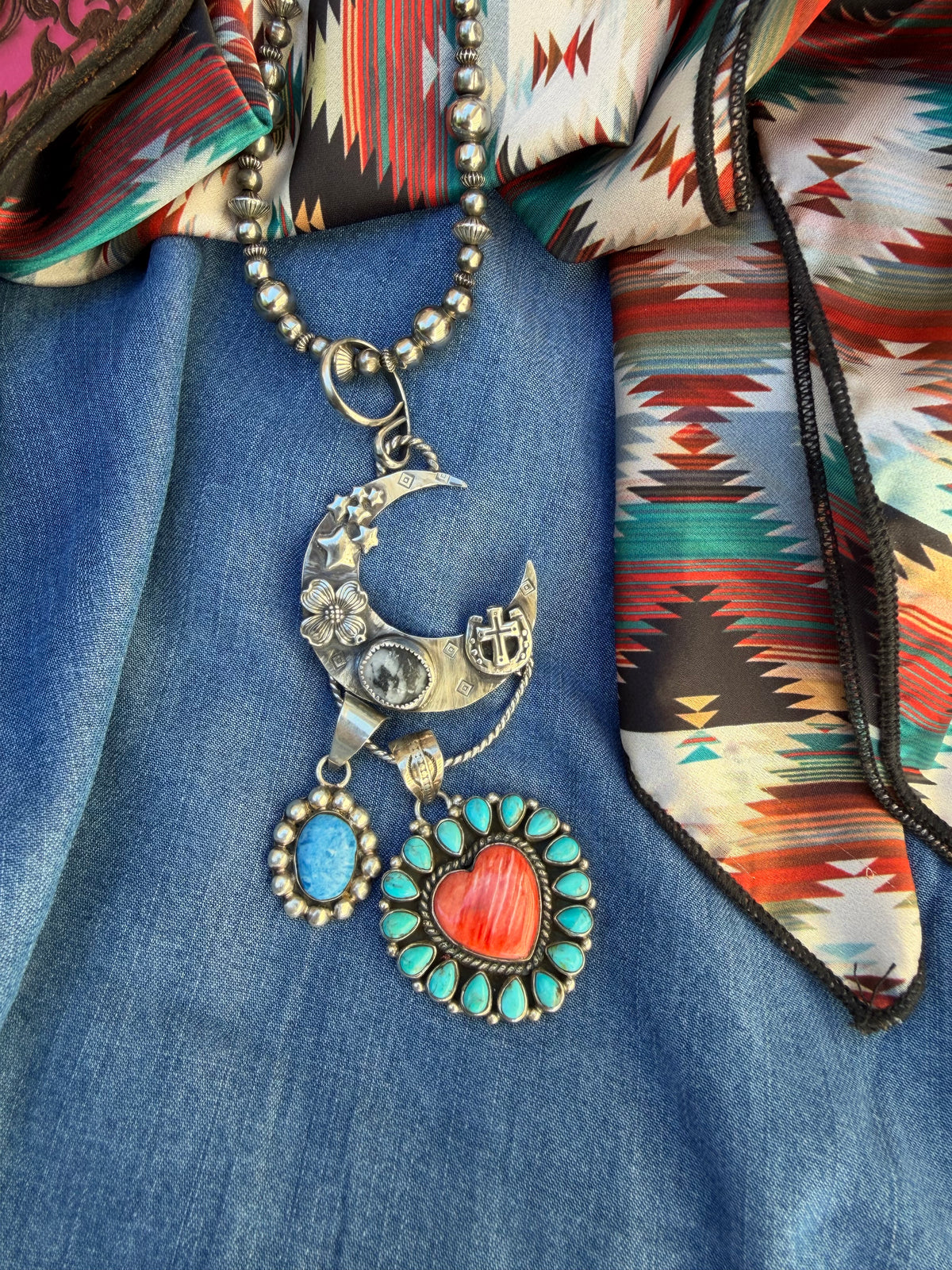 Crescent Moon Charm Holder